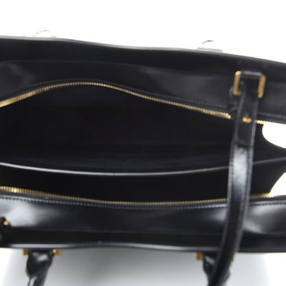 Saint Laurent Shiny Calfskin Large Uptown Tote Black 5 of 14