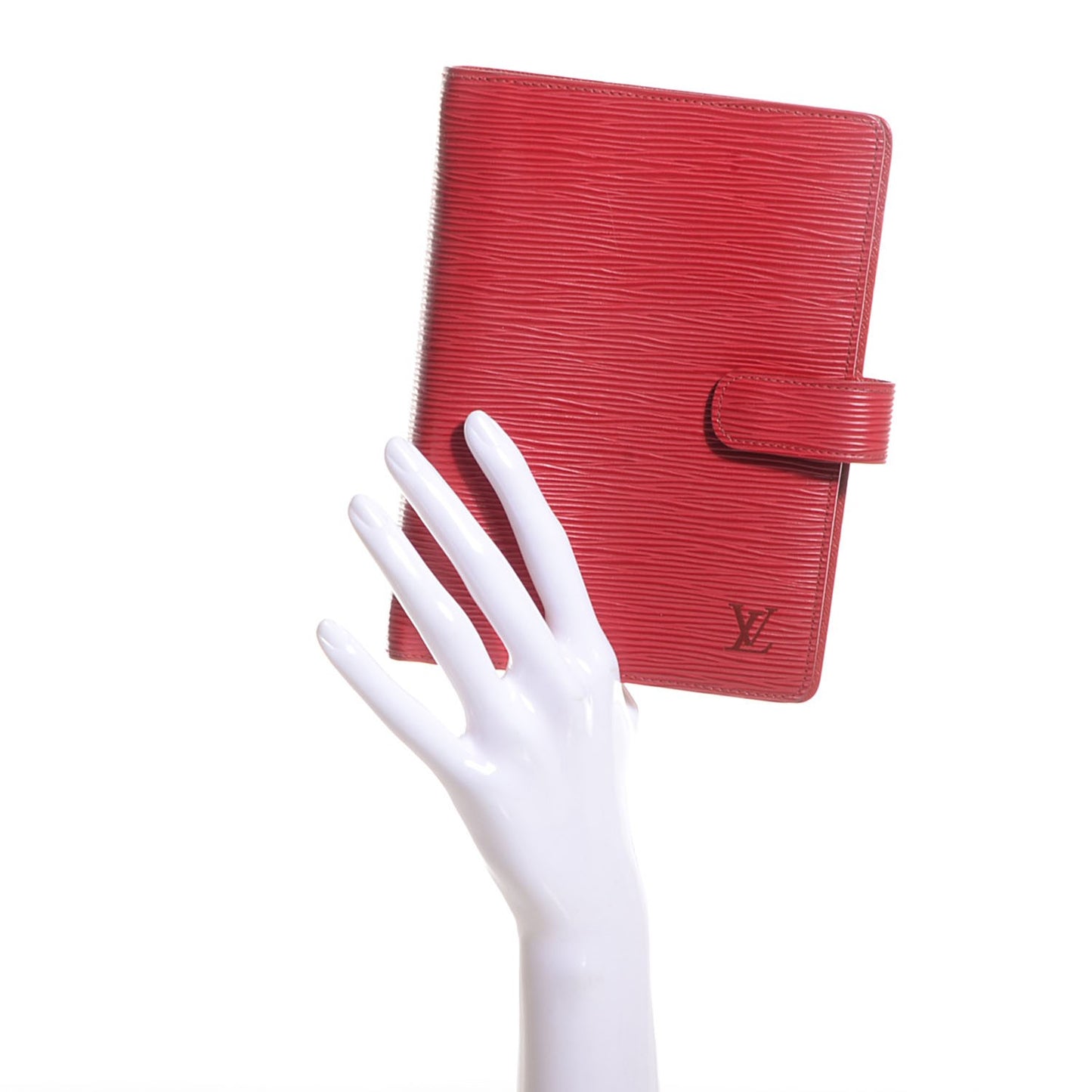 Epi Medium Ring Agenda Cover Red