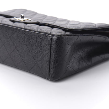 Chanel Caviar Quilted Maxi Double Flap Black 7 of 10