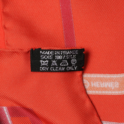Hermes Silk Bolduc Pocket Square Scarf 4 of 4