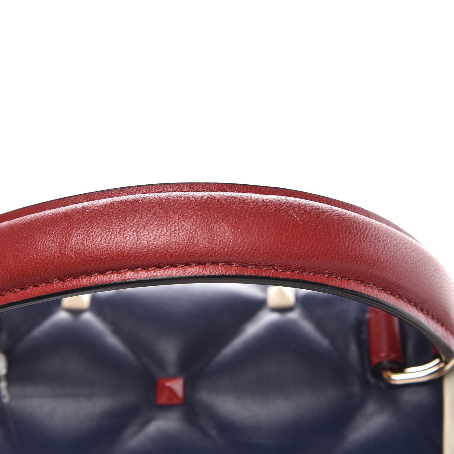 Valentino Garavani Nappa Mini Candystud Top Handle Bag Navy 10 of 10