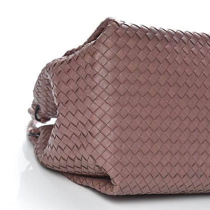 Bottega Veneta Nappa Intrecciato Parachute Bag Dark Deco Rose 15 of 17