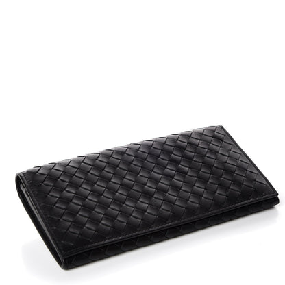 Bottega Veneta Nappa Intrecciato Flap Wallet Black 4 of 6