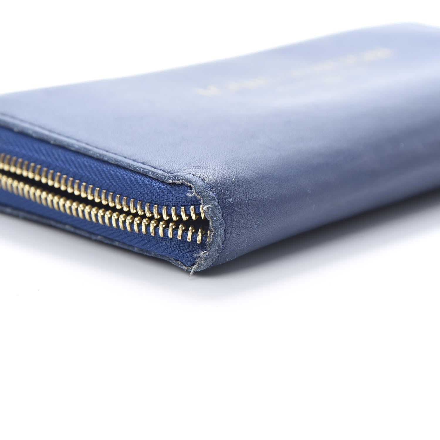 Louis Vuitton Supple Calfskin Paname Flight Zippy Wallet Blue 8 of 15