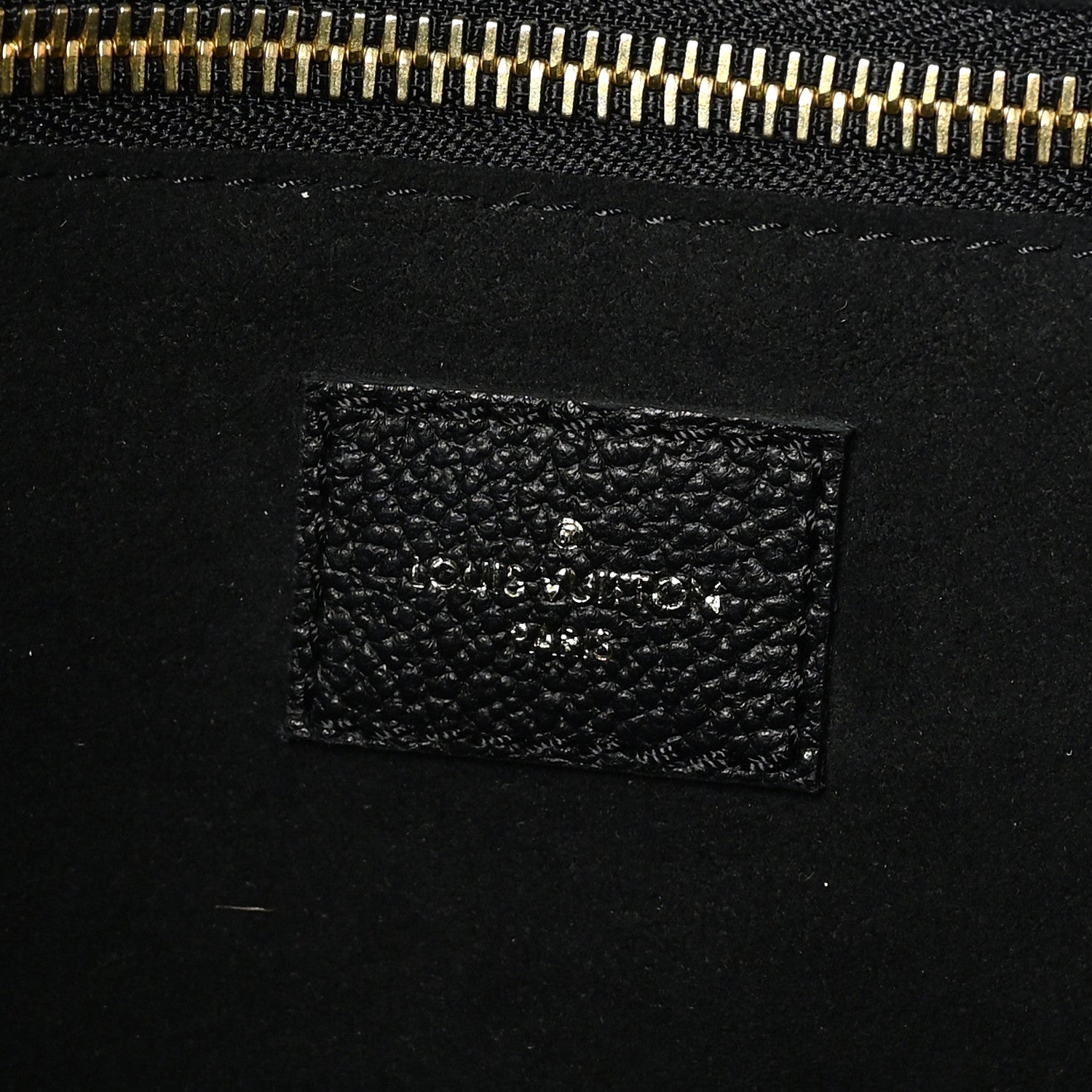 Louis Vuitton Empreinte Monogram Giant Neverfull MM Black Beige 7 of 10