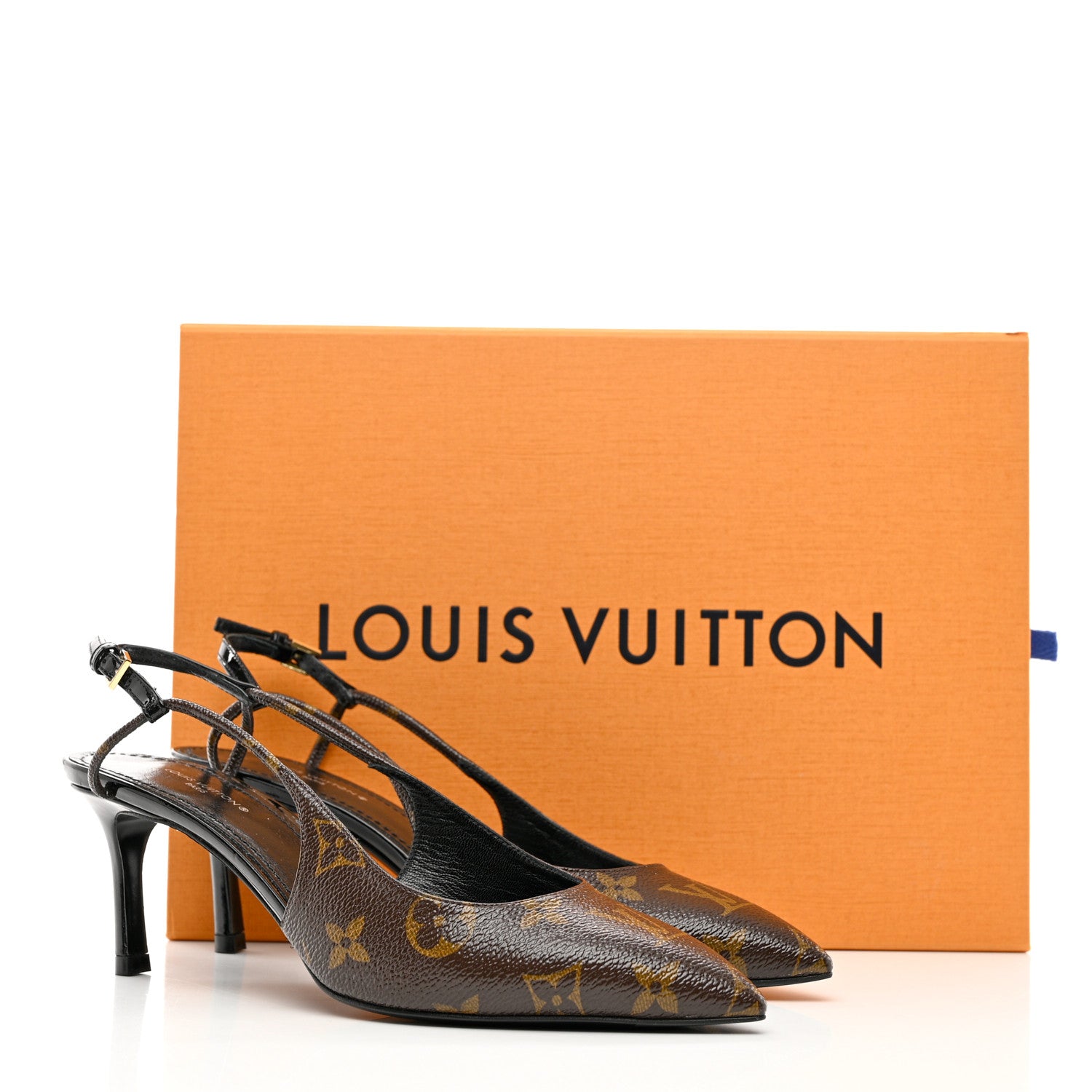 Louis Vuitton Monogram Cherie Slingback Pumps 36 9 of 9