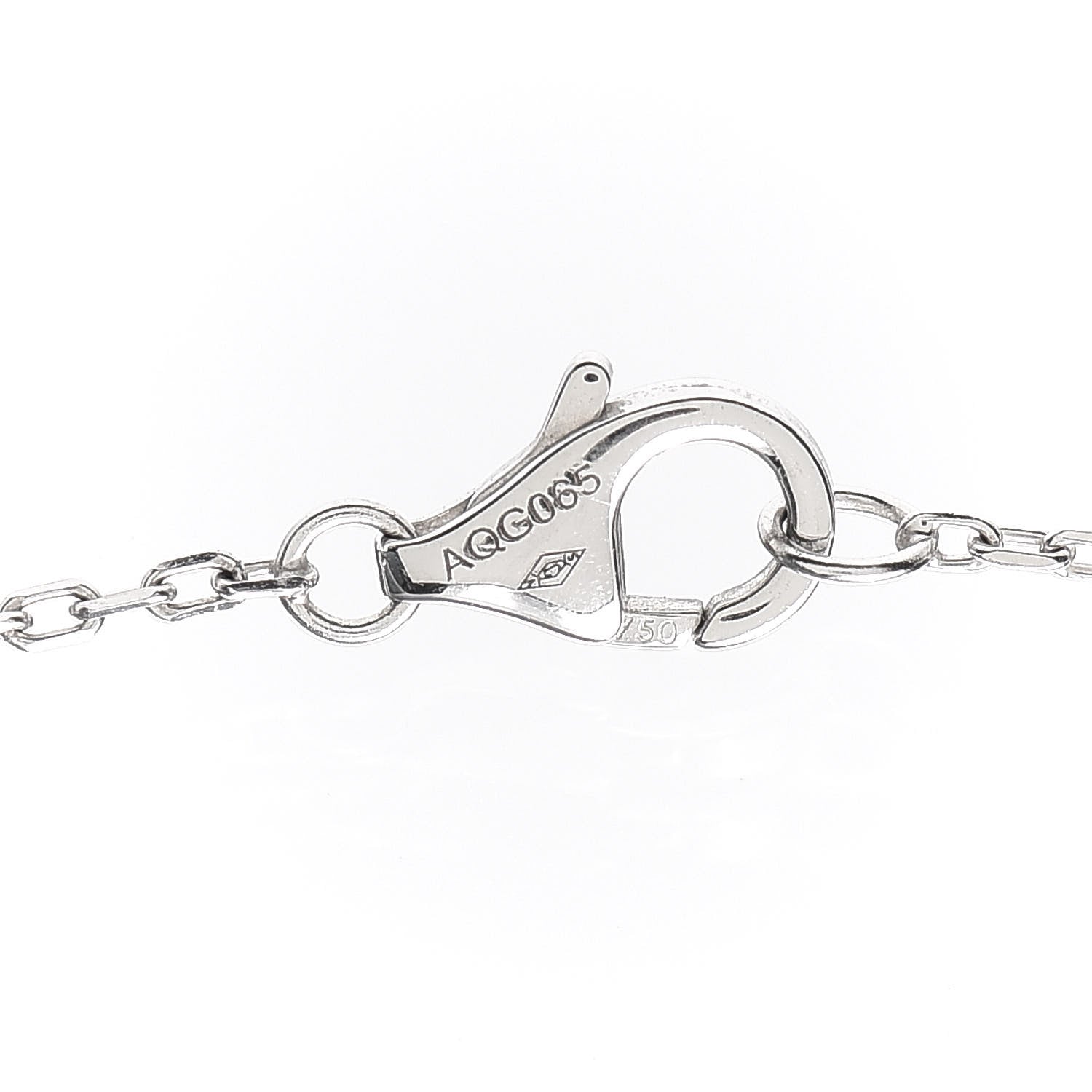 Cartier 18K White Gold Diamond Juste Un Clou Paved Pendant Necklace 4 of 6