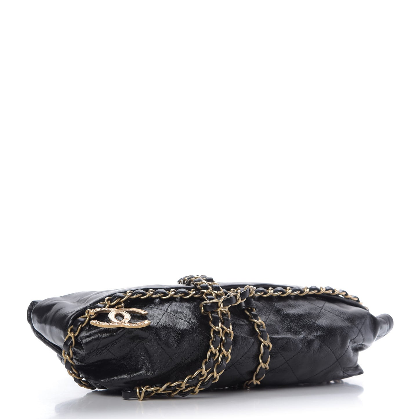 Calfskin Quilted Baluchon Black