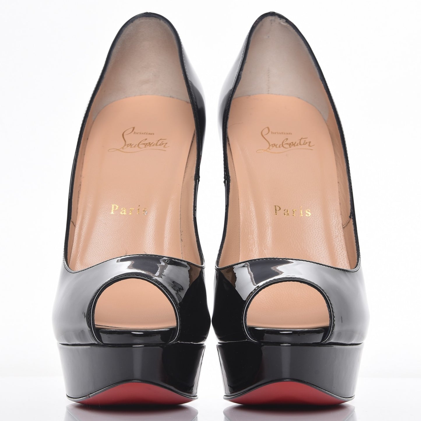 Patent Lady Peep 150 Pumps 39 Black