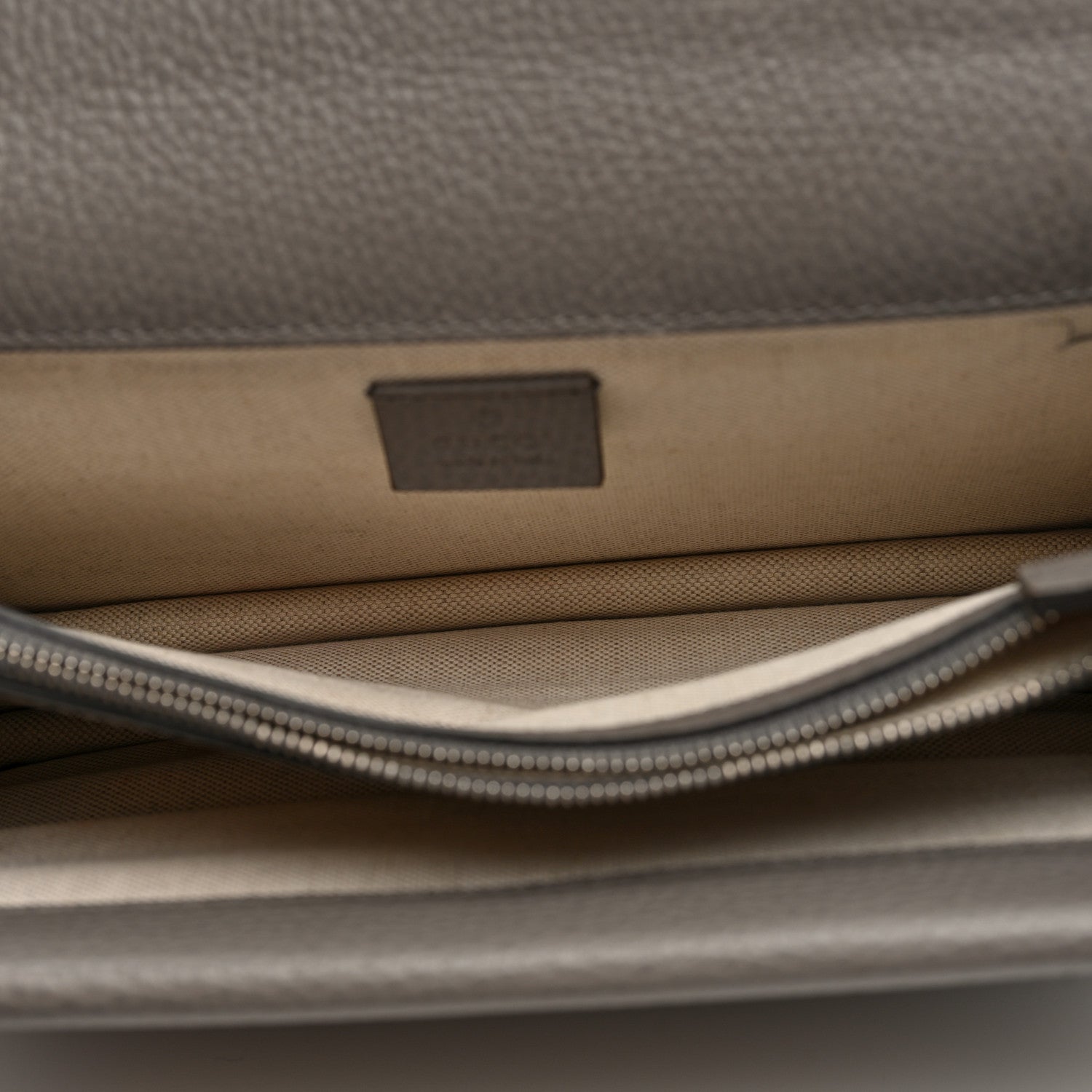 Gucci Pebbled Calfskin Small Dionysus Shoulder Bag Dusty Grey 5 of 10