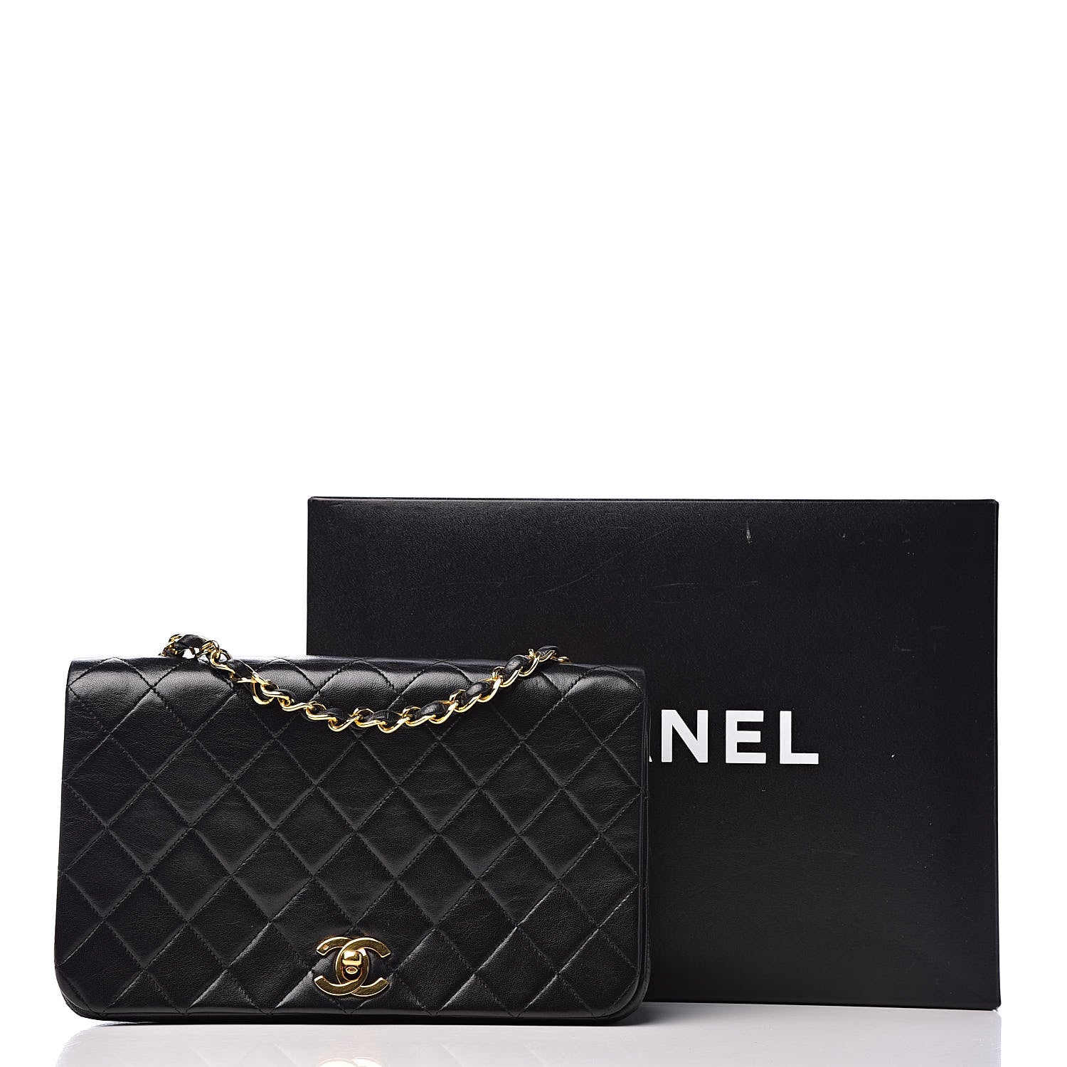 Chanel Lambskin Quilted Small Single Flap Bag Black 12 of 12
