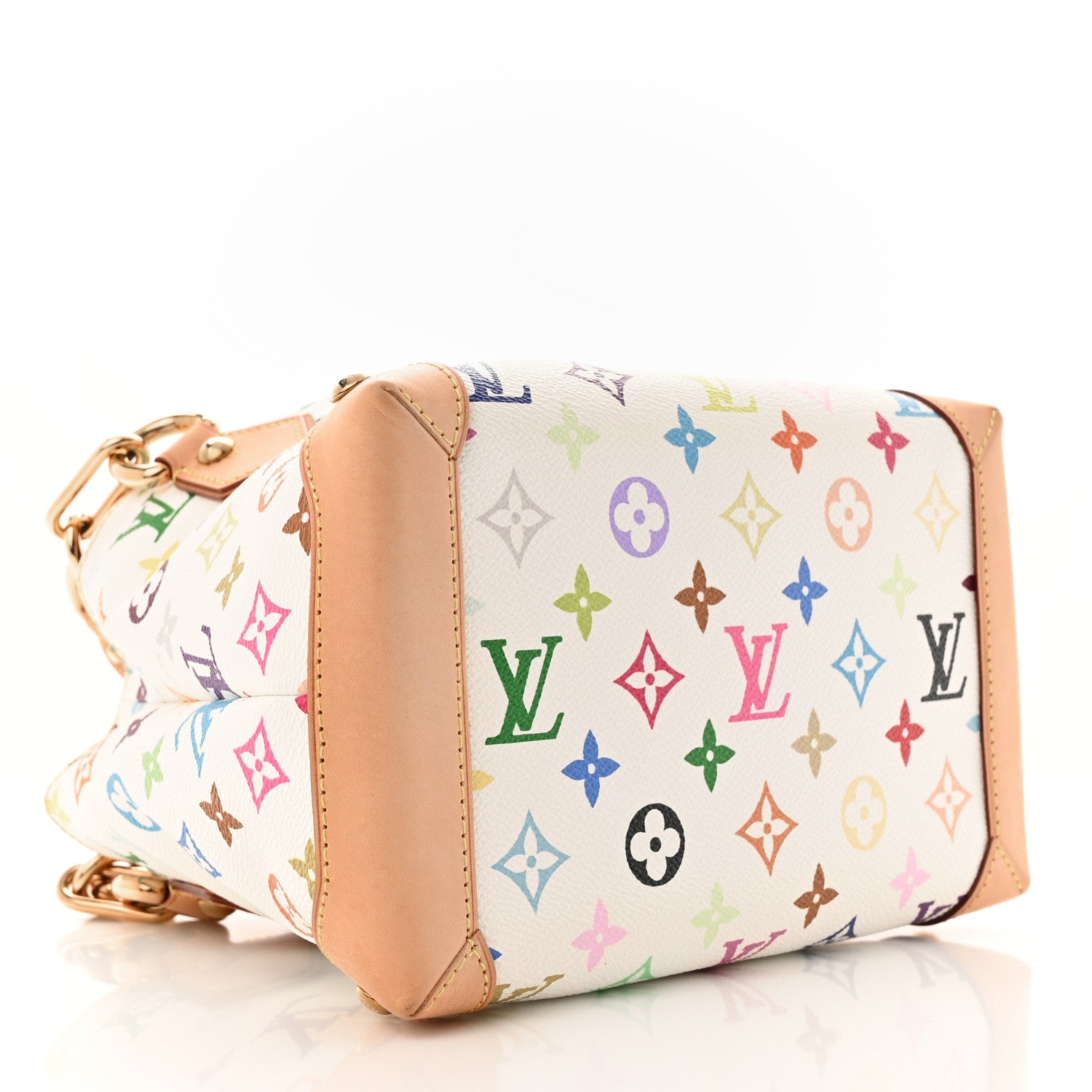 Louis Vuitton Monogram Multicolor Audra White 4 of 10
