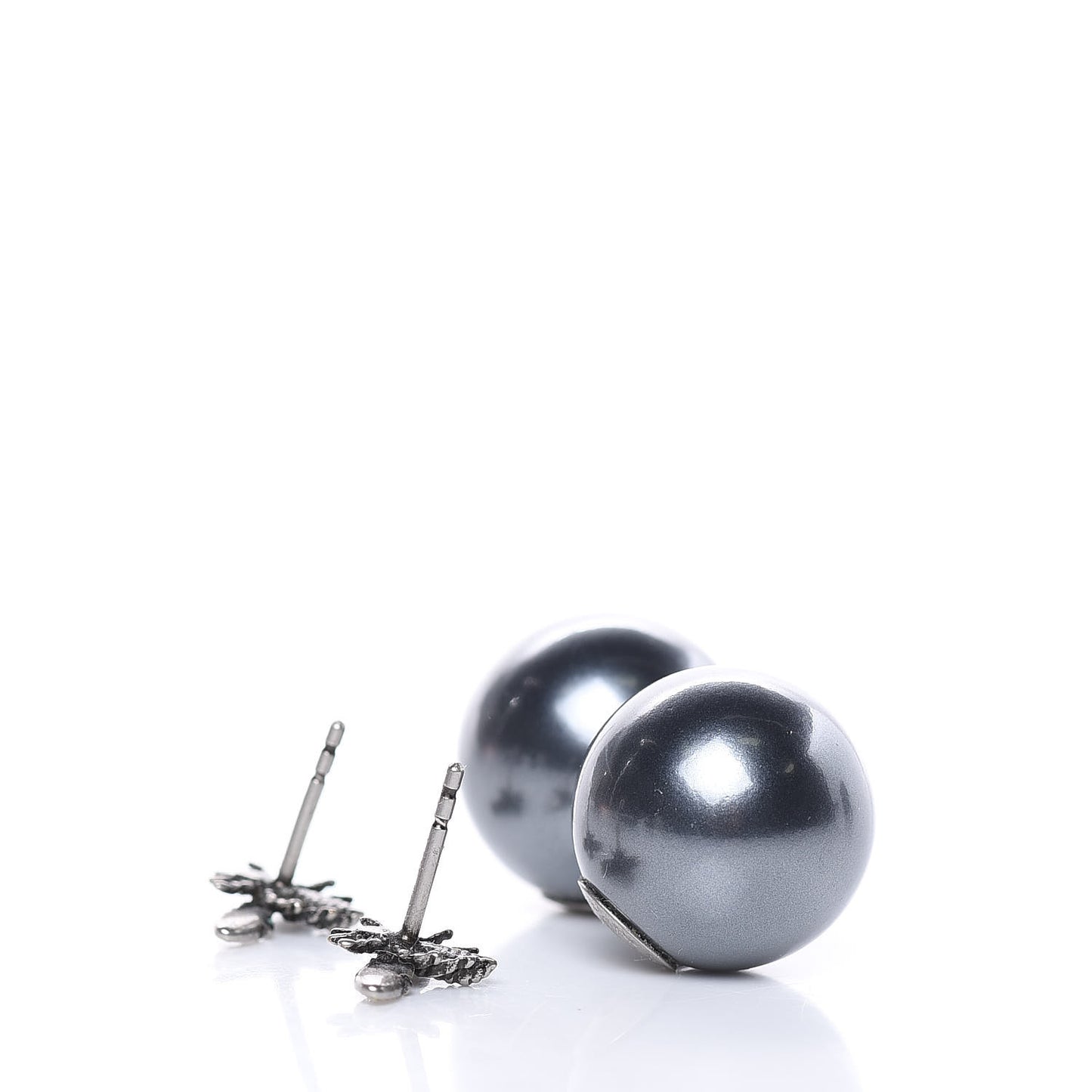 Mise En Dior Tribal Bee Earrings Grey