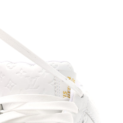 Louis Vuitton X NIKE AIR FORCE 1 Calfskin Monogram Mens Low Top Sneakers 9 White 13 of 17