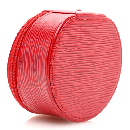 Louis Vuitton Epi Ecrin Bijoux 10cm Jewelry Box Case Red 3 of 6