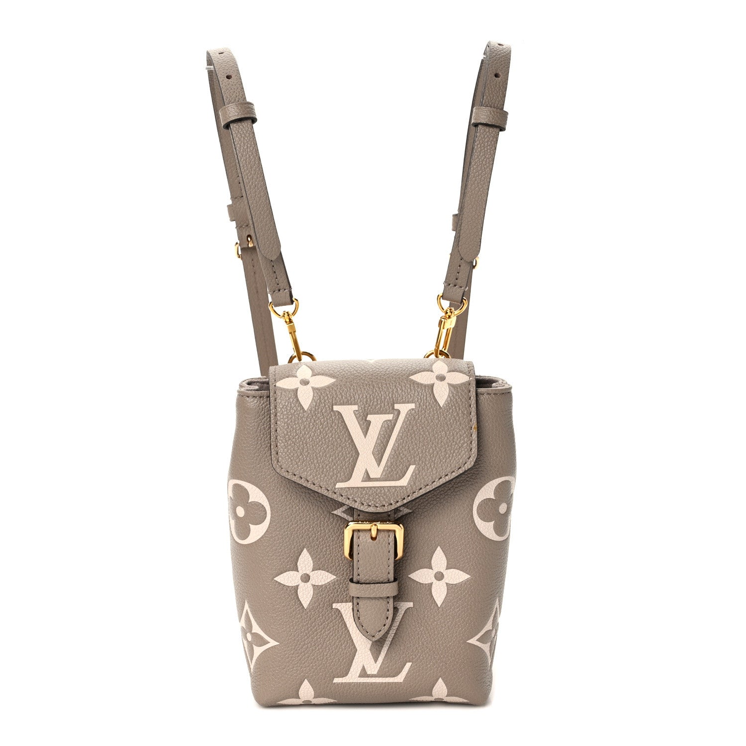 Louis Vuitton Empreinte Monogram Giant Tiny Backpack Tourterelle Cream 1 of 9