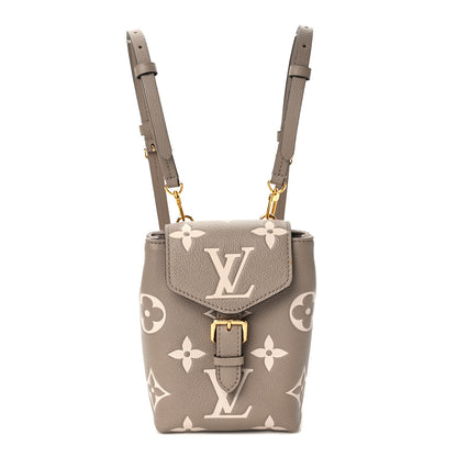 Louis Vuitton Empreinte Monogram Giant Tiny Backpack Tourterelle Cream 1 of 9