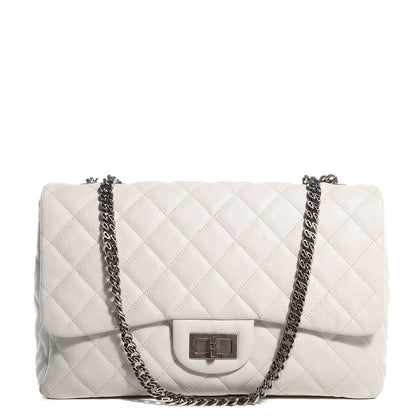 Chanel Caviar 2.55 Reissue 227 Flap White 1 of 8