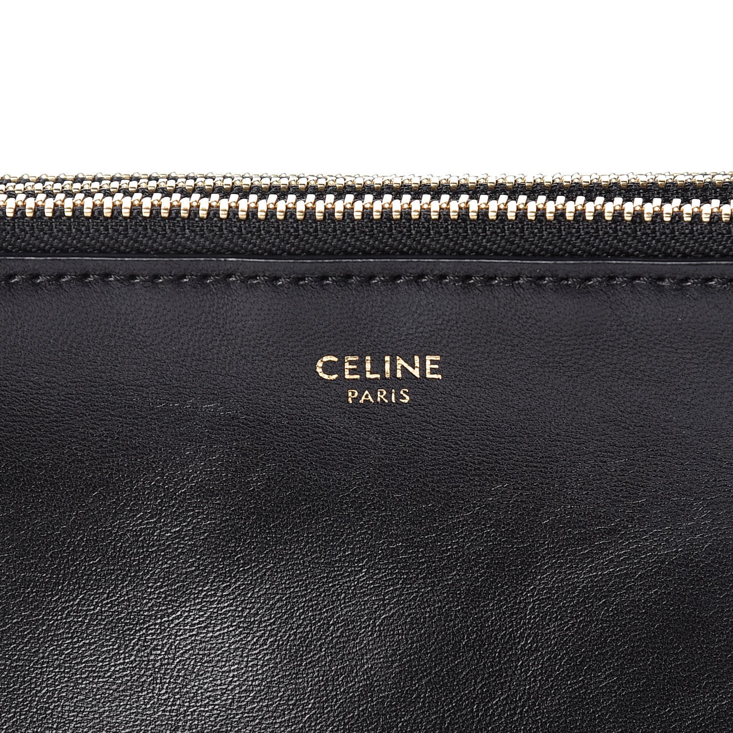 Celine Lambskin Small Trio Crossbody Bag Black 8 of 11