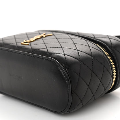 Saint Laurent Lambskin Quilted Mini Gaby Vanity Case Black 9 of 9