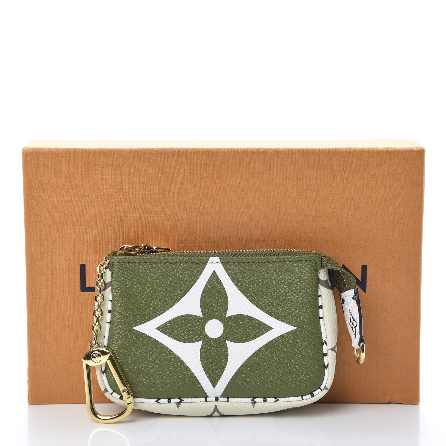 Louis Vuitton Monogram Giant Micro Pochette Accessories Kaki White 8 of 8