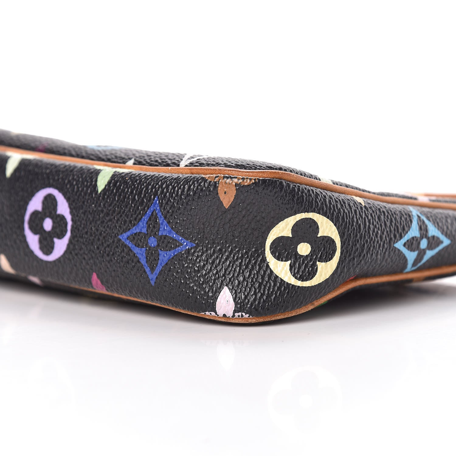 Louis Vuitton Monogram Multicolor Pochette Accessories Black 14 of 14