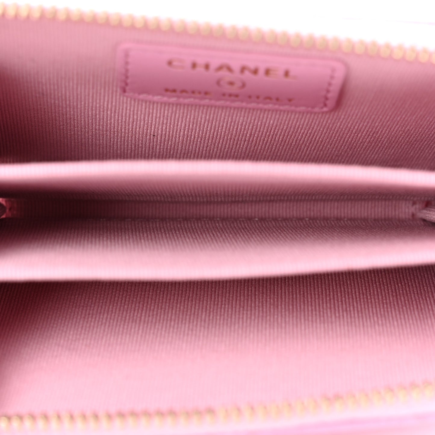 Caviar Quilted Zip Coin Purse Lilac