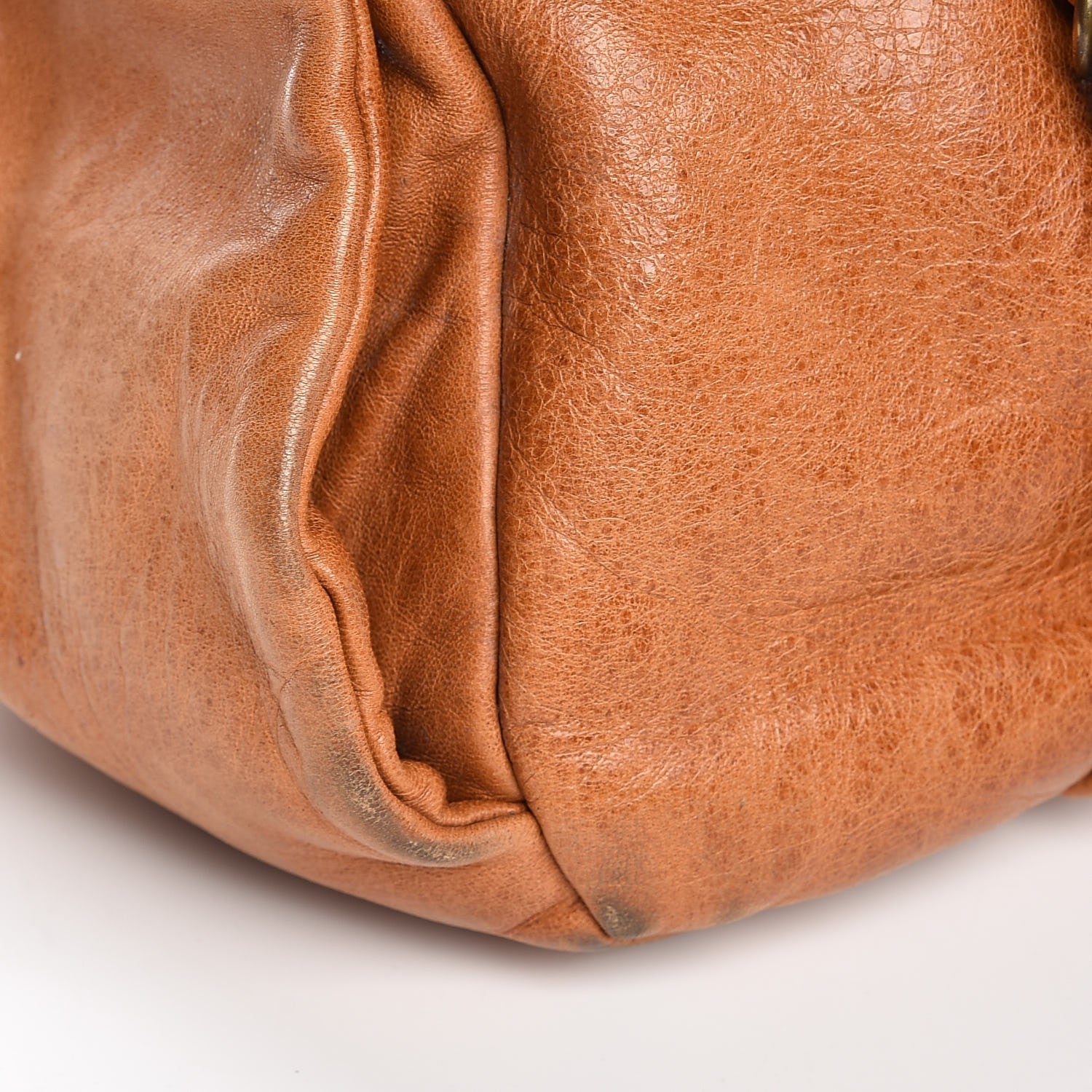 Chloe Lambskin Large Heloise Satchel Gazelle 25 of 31