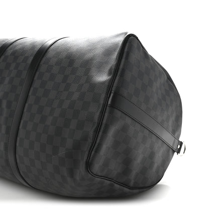 Louis Vuitton Damier Graphite Keepall Bandouliere 55 9 of 11