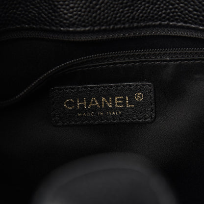 Chanel Caviar Quilted Petit Shopping Tote PST Black 5 of 9