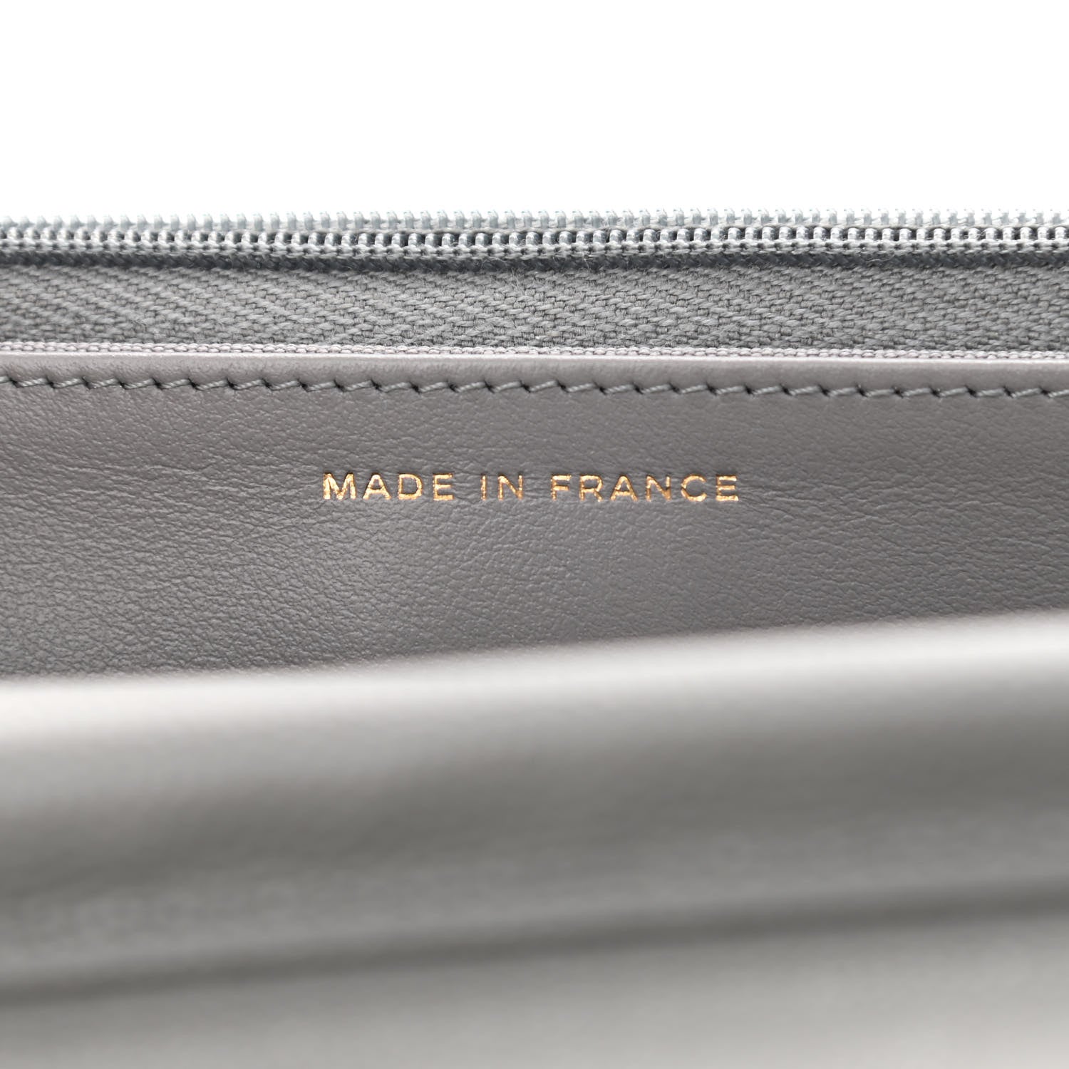 Chanel Caviar Quilted Wallet On Chain WOC Grey 7 of 12