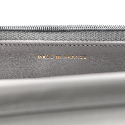 Chanel Caviar Quilted Wallet On Chain WOC Grey 7 of 12