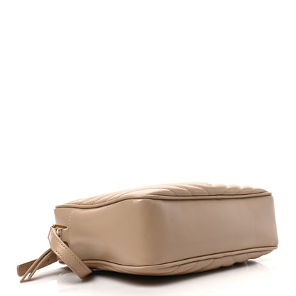 Saint Laurent Calfskin Matelasse Monogram Lou Camera Bag Dark Beige 4 of 8