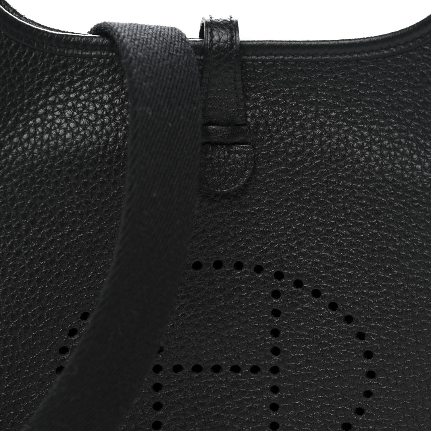Hermes Taurillon Clemence Evelyne TPM Black 8 of 11