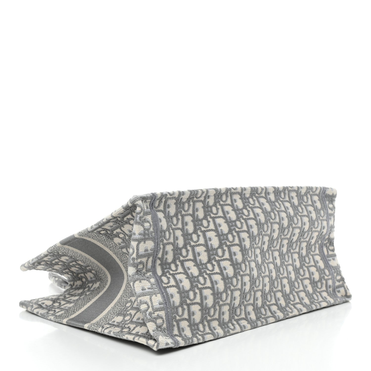 Christian Dior Oblique Medium Book Tote Grey 3 of 4