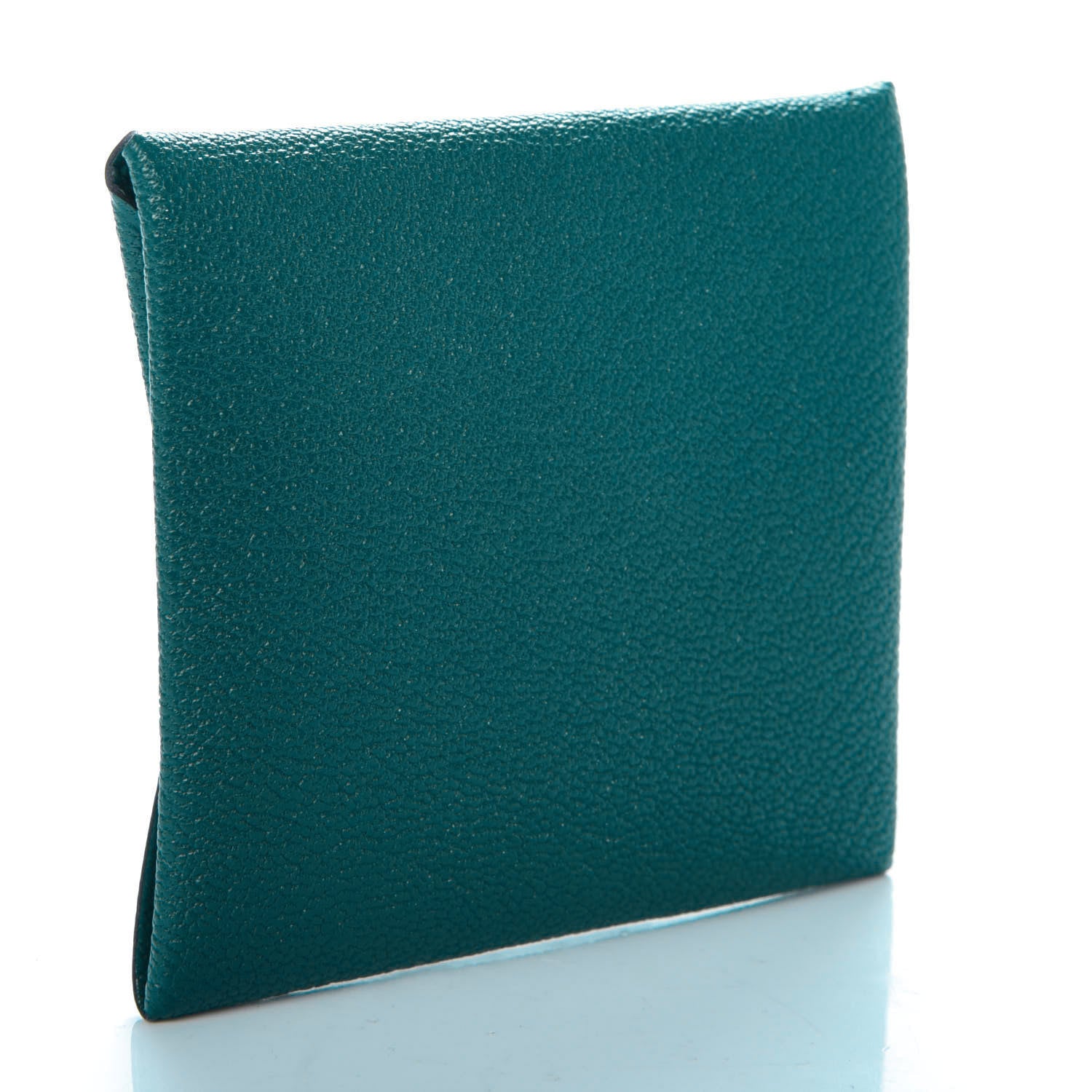 Hermes Chevre Mysore Bastia Coin Purse Vert Bosphore 3 of 6