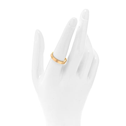 Cartier 18K Yellow Gold 3.5mm LOVE Wedding Band Ring 59 8.75 2 of 5