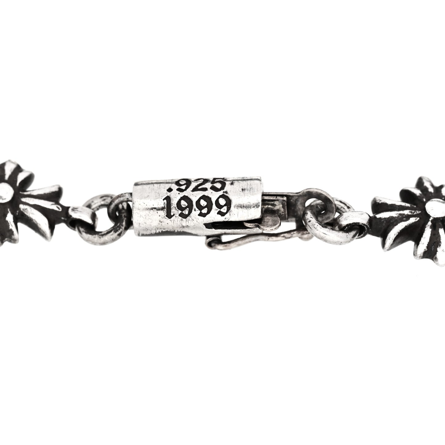 Sterling Silver Tiny E CH Plus Bracelet
