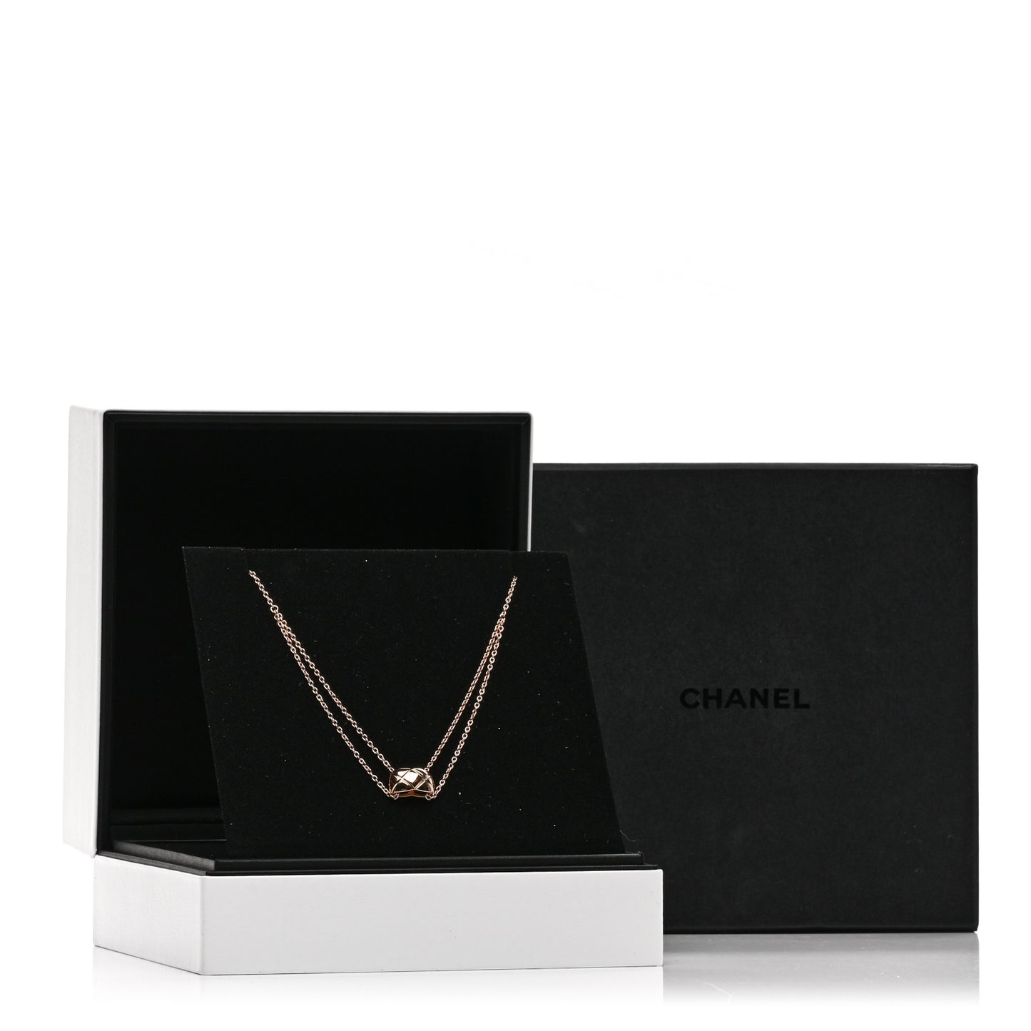 18K Beige Gold Coco Crush Pendant Necklace