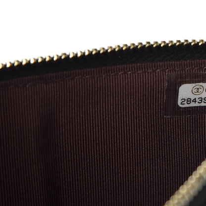 Chanel Caviar Quilted Classic Flat Wallet Pouch Black 8 of 9