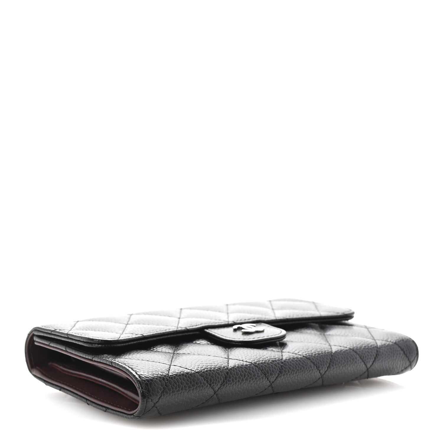 Chanel Caviar Quilted Large Flap Wallet Black 4 of 8
