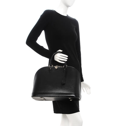 Louis Vuitton Epi Alma MM Black 2 of 9