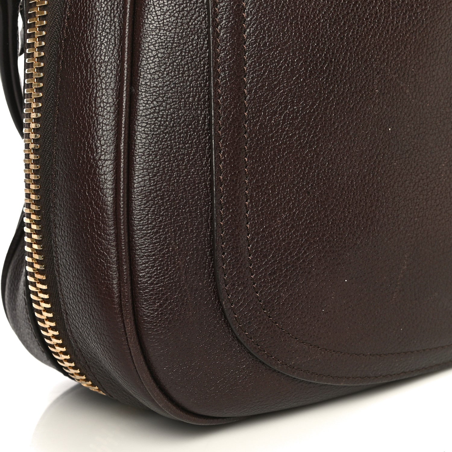 Tom Ford Pebbled Calfskin Large Jennifer Dark Brown 22 of 30