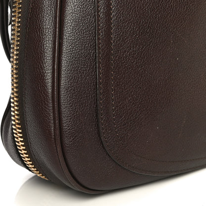 Tom Ford Pebbled Calfskin Large Jennifer Dark Brown 22 of 30