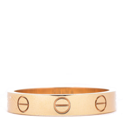 Cartier 18K Yellow Gold 3.5mm LOVE Wedding Band Ring 53 6.25 3 of 4