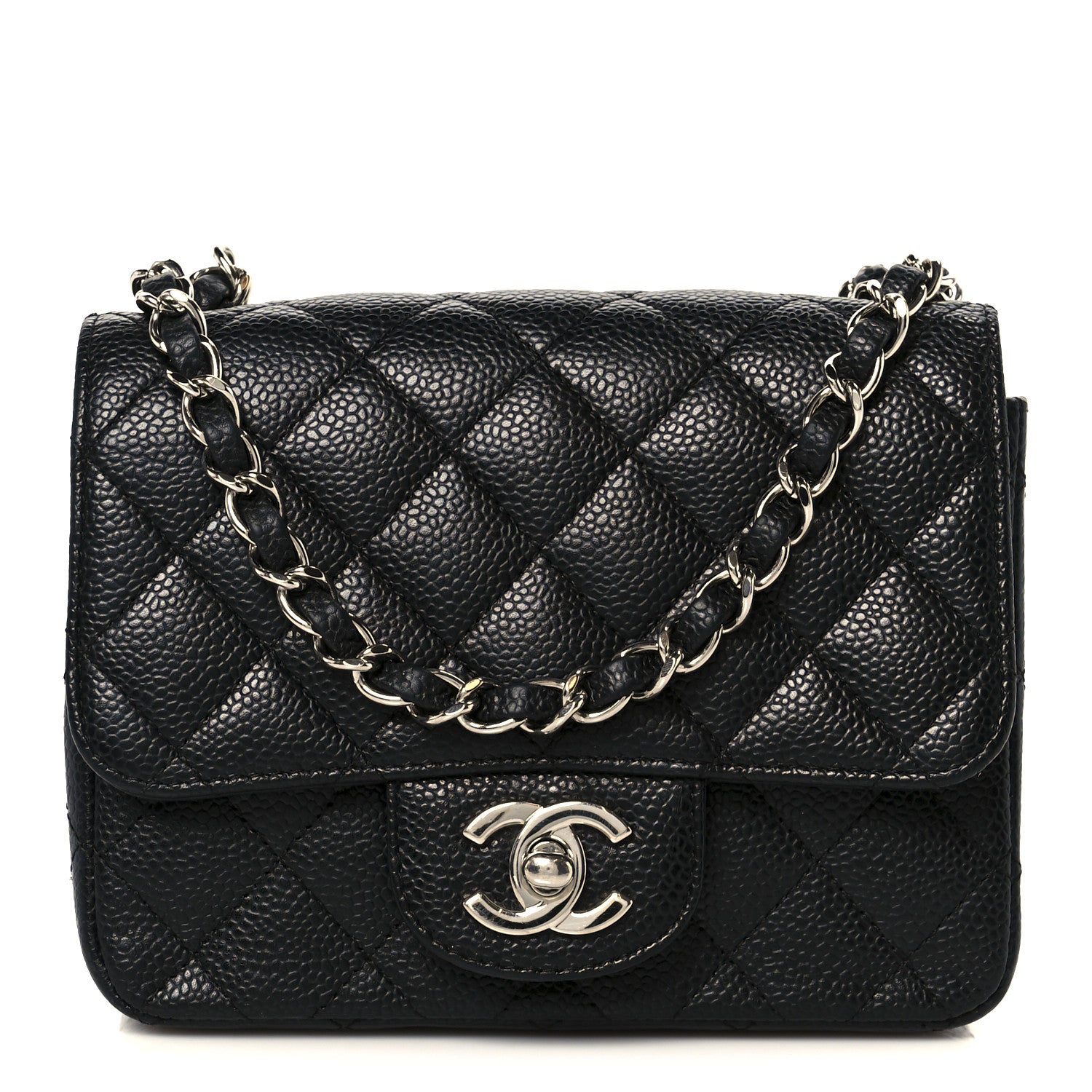 Chanel Caviar Quilted Mini Square Flap Black 1 of 11