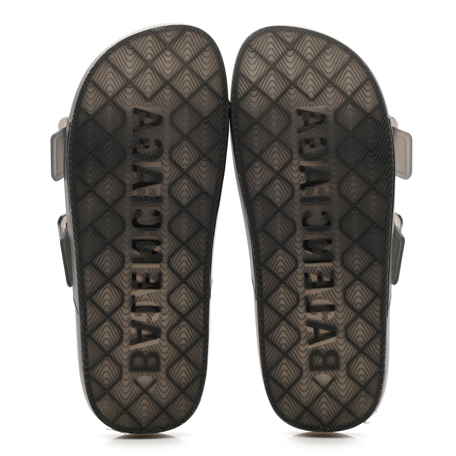 Balenciaga Technical Polyurethane Mallorca Slide Sandals 37 Black 5 of 9