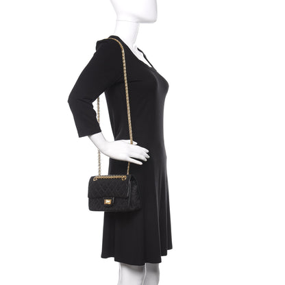 Chanel Aged Calfskin Quilted 2.55 Reissue Mini Flap Black 3 of 11