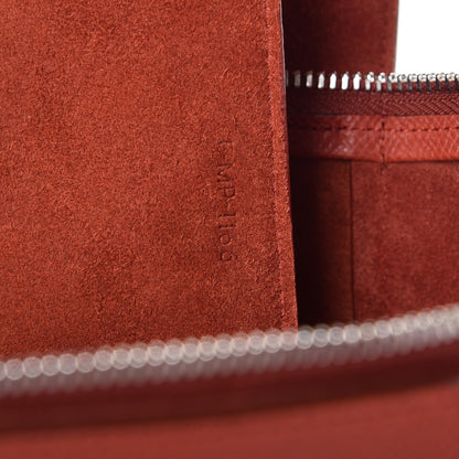 Celine Grained Calfskin Mini Belt Bag Rust 9 of 9