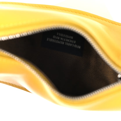 Fendi Shearling Calfskin FF Bag Charm Sunflower Cedro 5 of 9